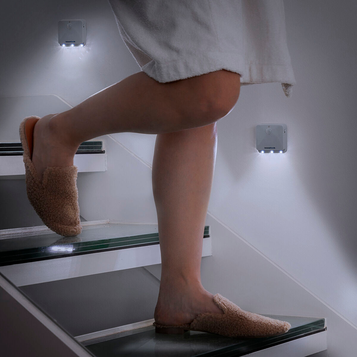 InnovaGoods Lumtoo LED-Leuchten mit Bewegungsmelder – 2er-Set
