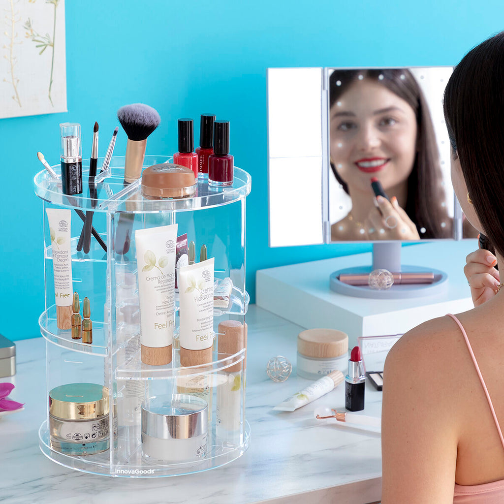 Drehbarer Make-up-Organizer Rolkup InnovaGoods