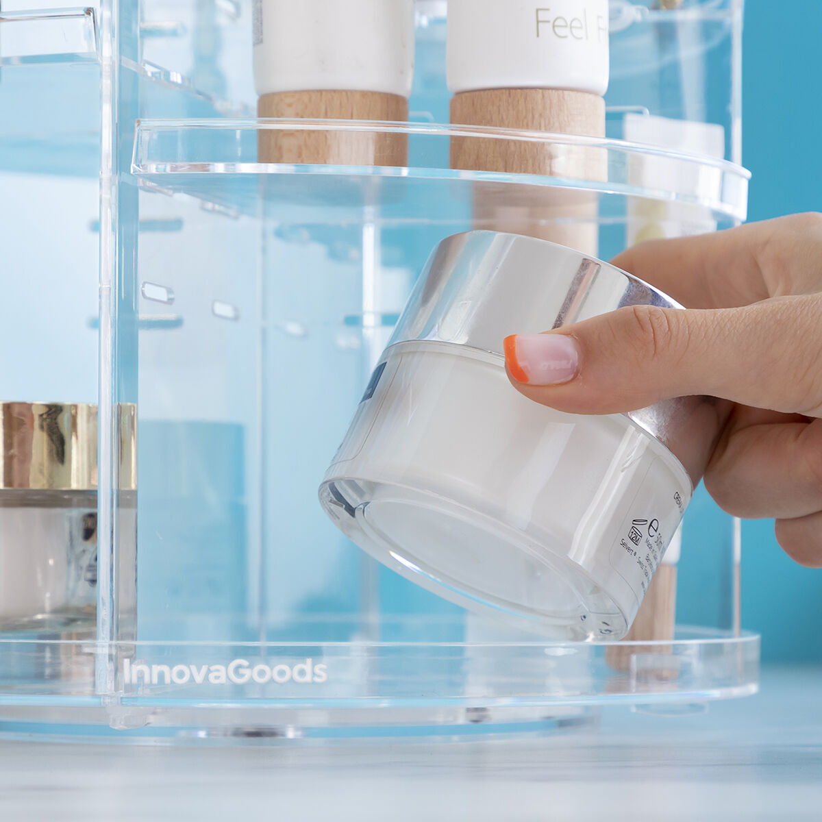 Drehbarer Make-up-Organizer Rolkup InnovaGoods