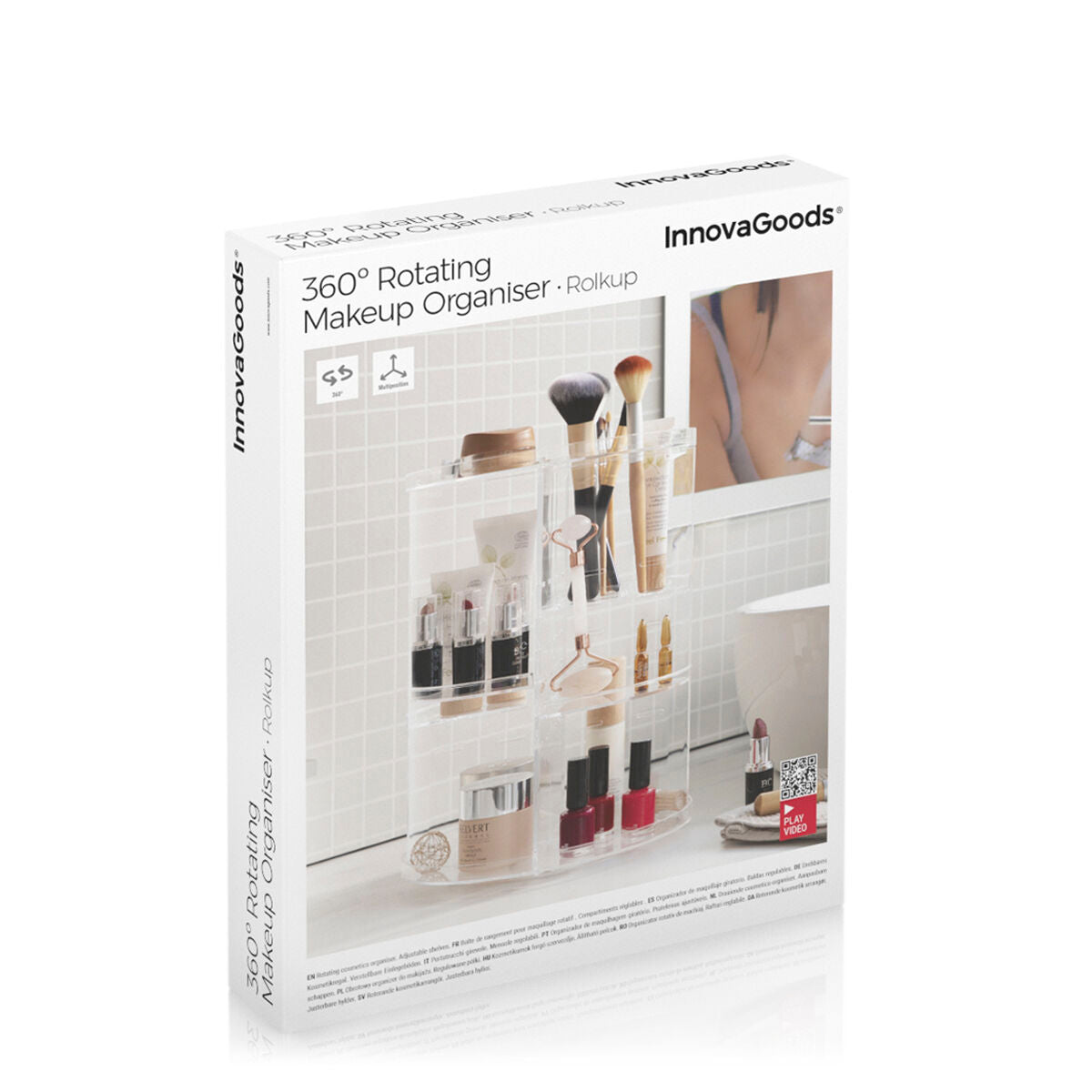 Drehbarer Make-up-Organizer Rolkup InnovaGoods