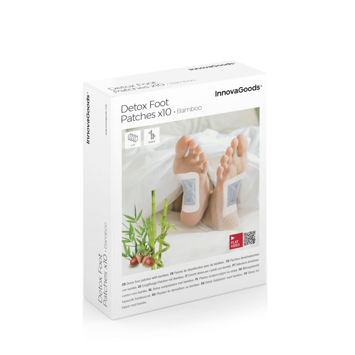 Detox-Fußpflaster Bambus InnovaGoods 10 Stück