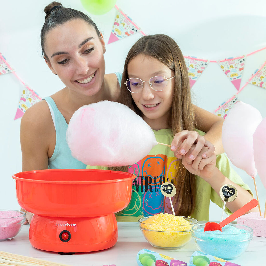 InnovaGoods Cantty Zuckerwattemaschine mit Zubehör – 450 W
