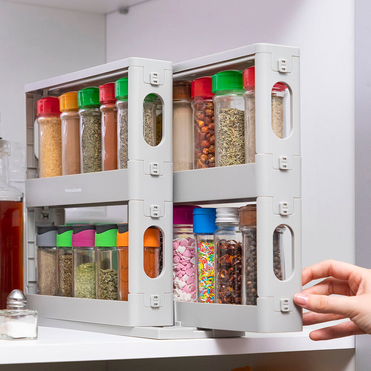 Schiebe- und Schwenkbarer Gewürzorganizer Rispick InnovaGoods
