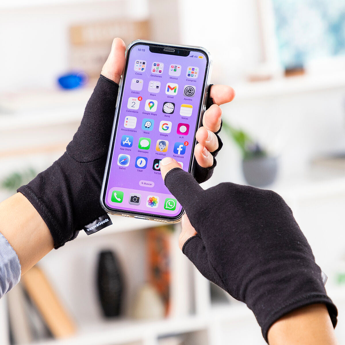 Arthritis-Kompressionshandschuhe Arves InnovaGoods 2 Stück