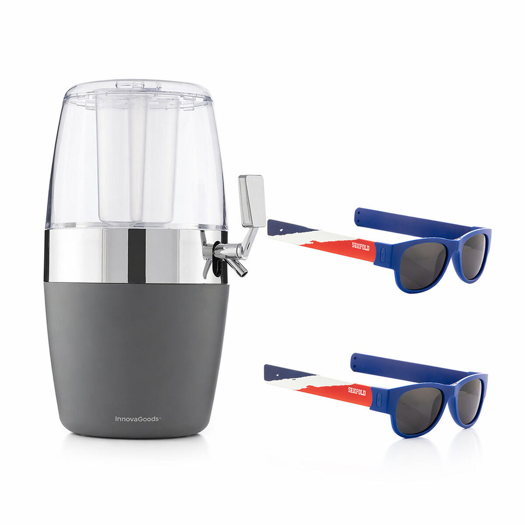InnovaGoods Freer Getränkespender 4 L mit 2 Sunfold-Sonnenbrillen France