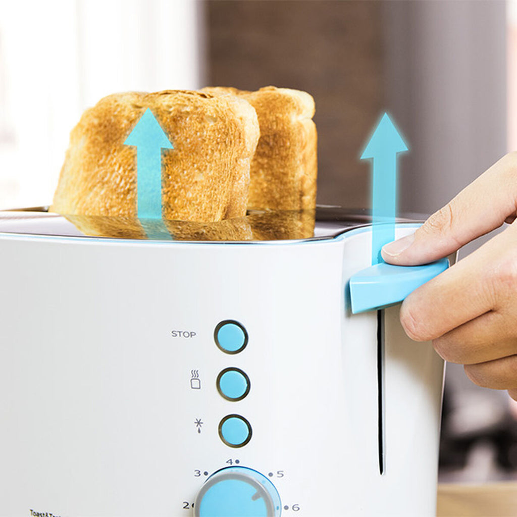 Toaster Cecotec Toast&Taste 2S 850 W 7 Stufen Weiß