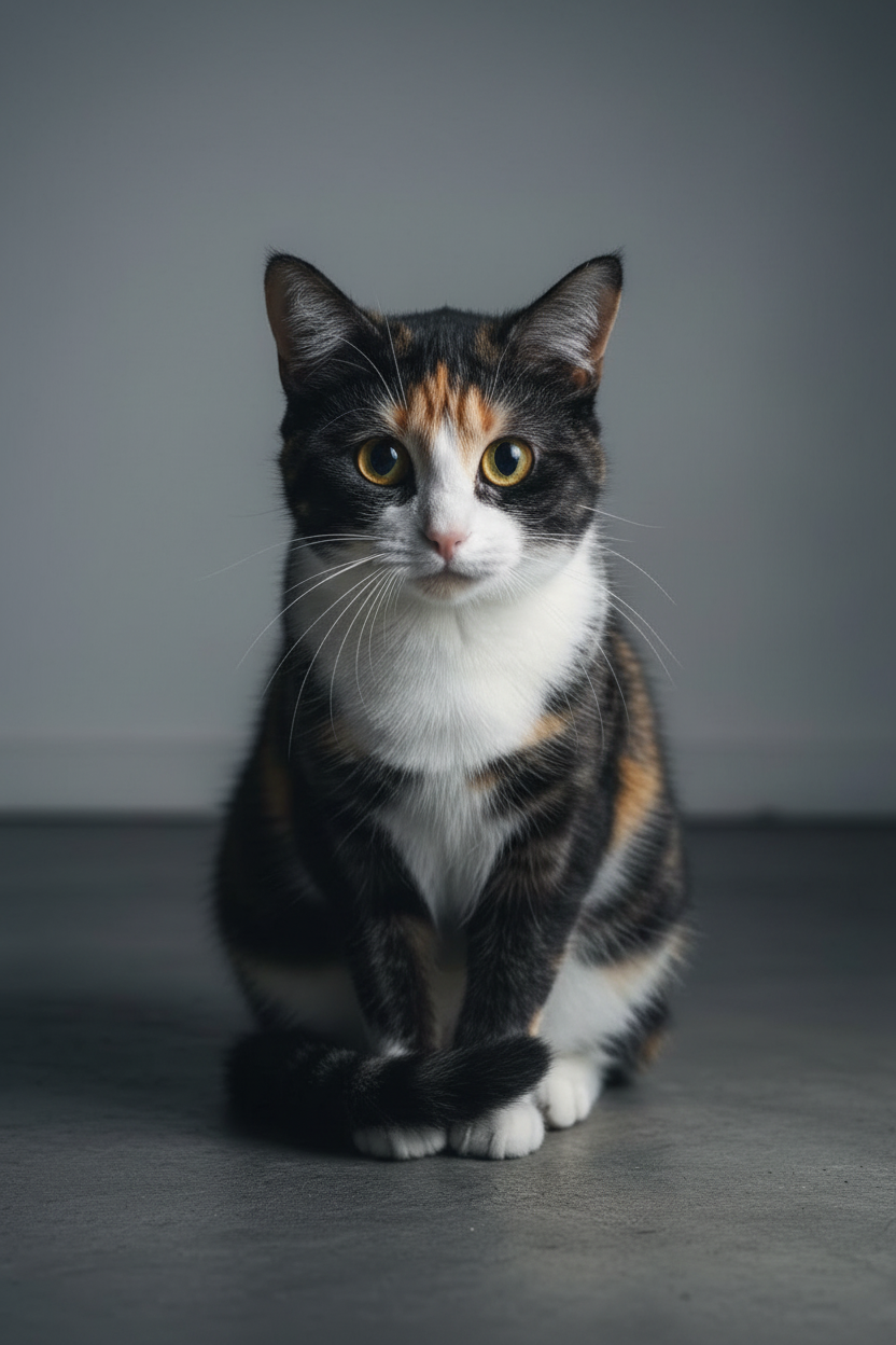 Traurige Katze