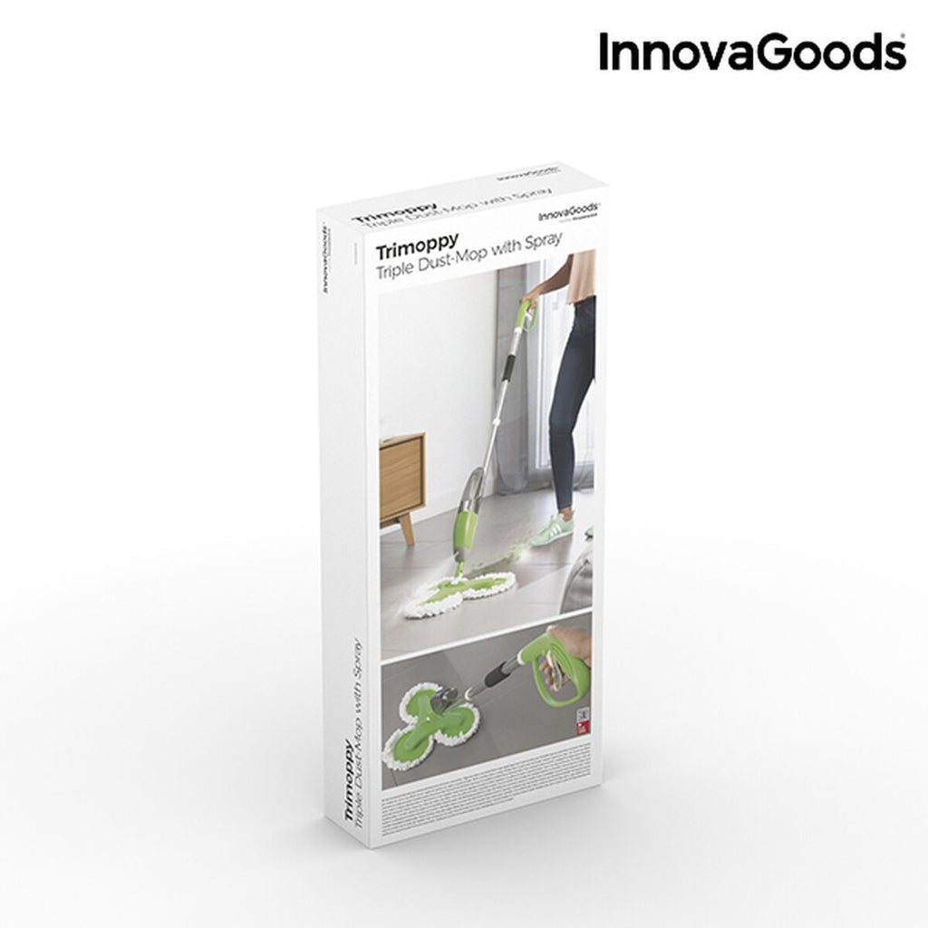 Dreiköpfiger Sprüh-Wischmopp Trimoppy InnovaGoods