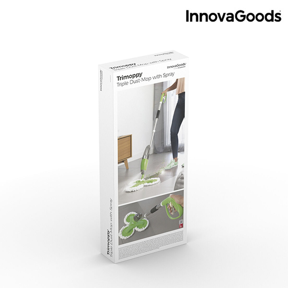 Dreiköpfiger Sprüh-Wischmopp Trimoppy InnovaGoods