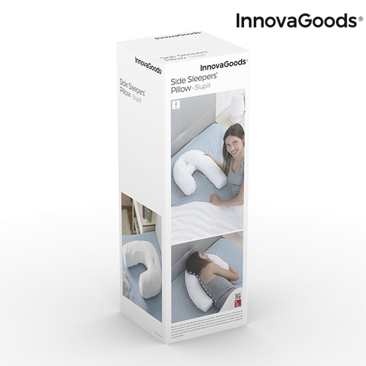 U-förmiges Seitenschläfer-Ergonomiekissen Slupill InnovaGoods