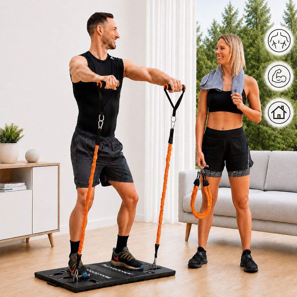 InnovaGoods Gympak Max tragbares Trainingssystem mit Zubehör