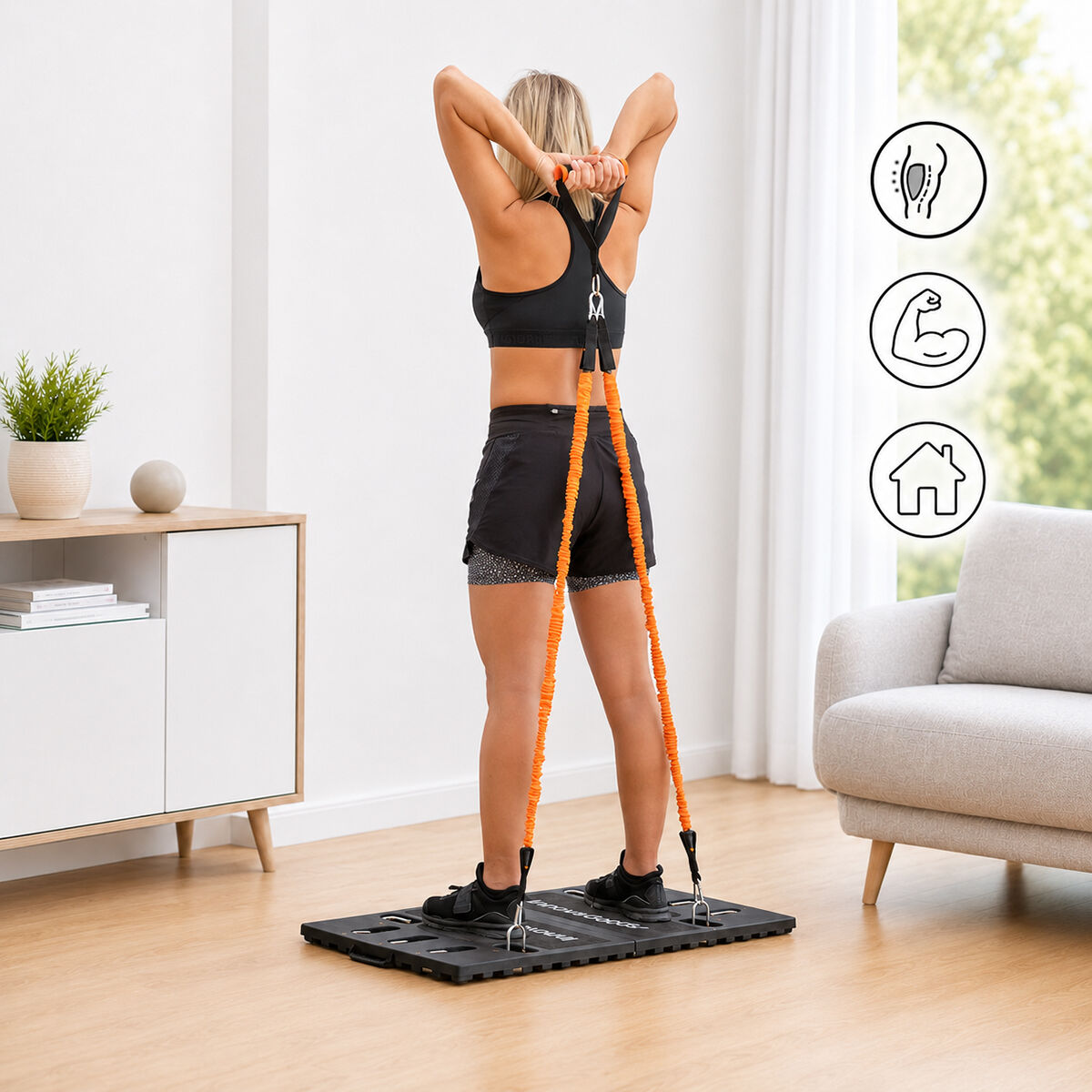 InnovaGoods Gympak Max tragbares Trainingssystem mit Zubehör