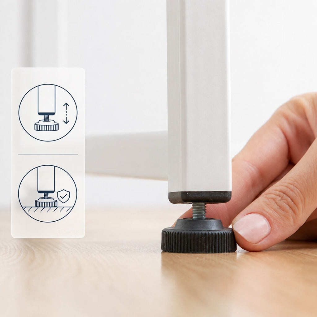 InnovaGoods Dolenkaf Klapp-Schreibtisch – Beige/Weiß
