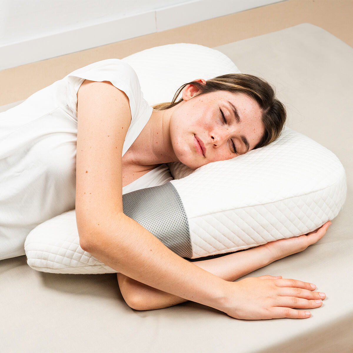 InnovaGoods Ullow ergonomisches U-Kissen aus Memory-Schaum