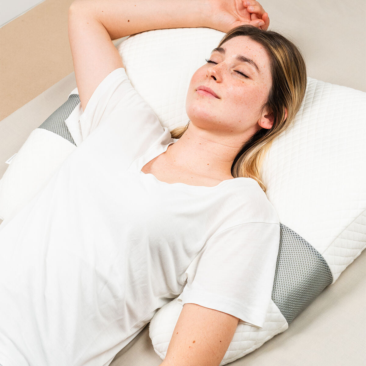 InnovaGoods Ullow ergonomisches U-Kissen aus Memory-Schaum