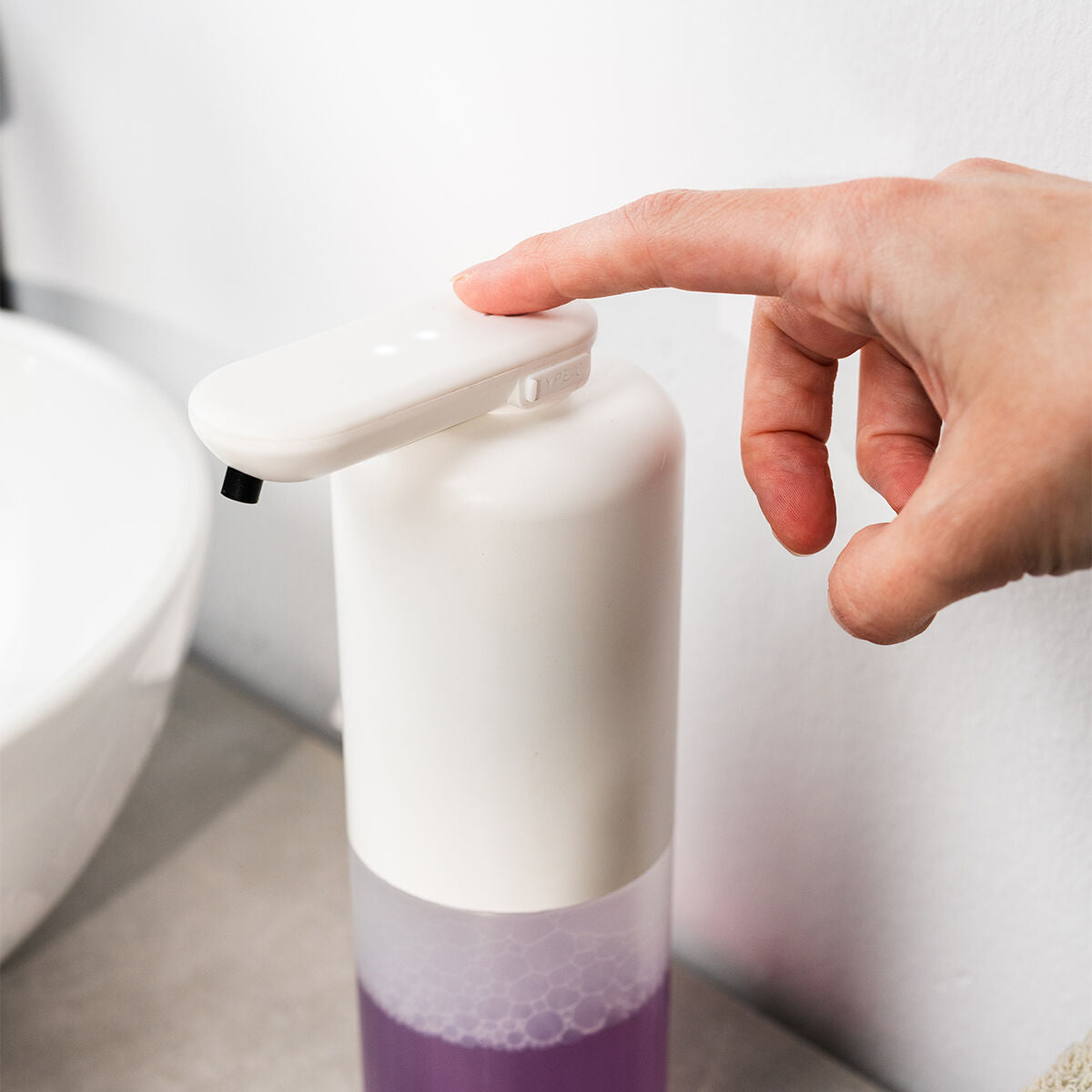InnovaGoods Bitesap automatischer Seifenspender mit Akku – 350 ml