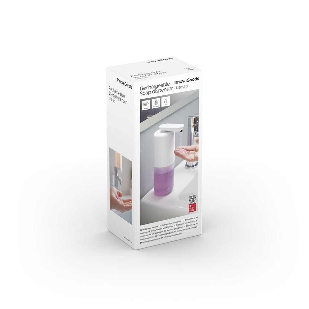InnovaGoods Bitesap automatischer Seifenspender mit Akku – 350 ml