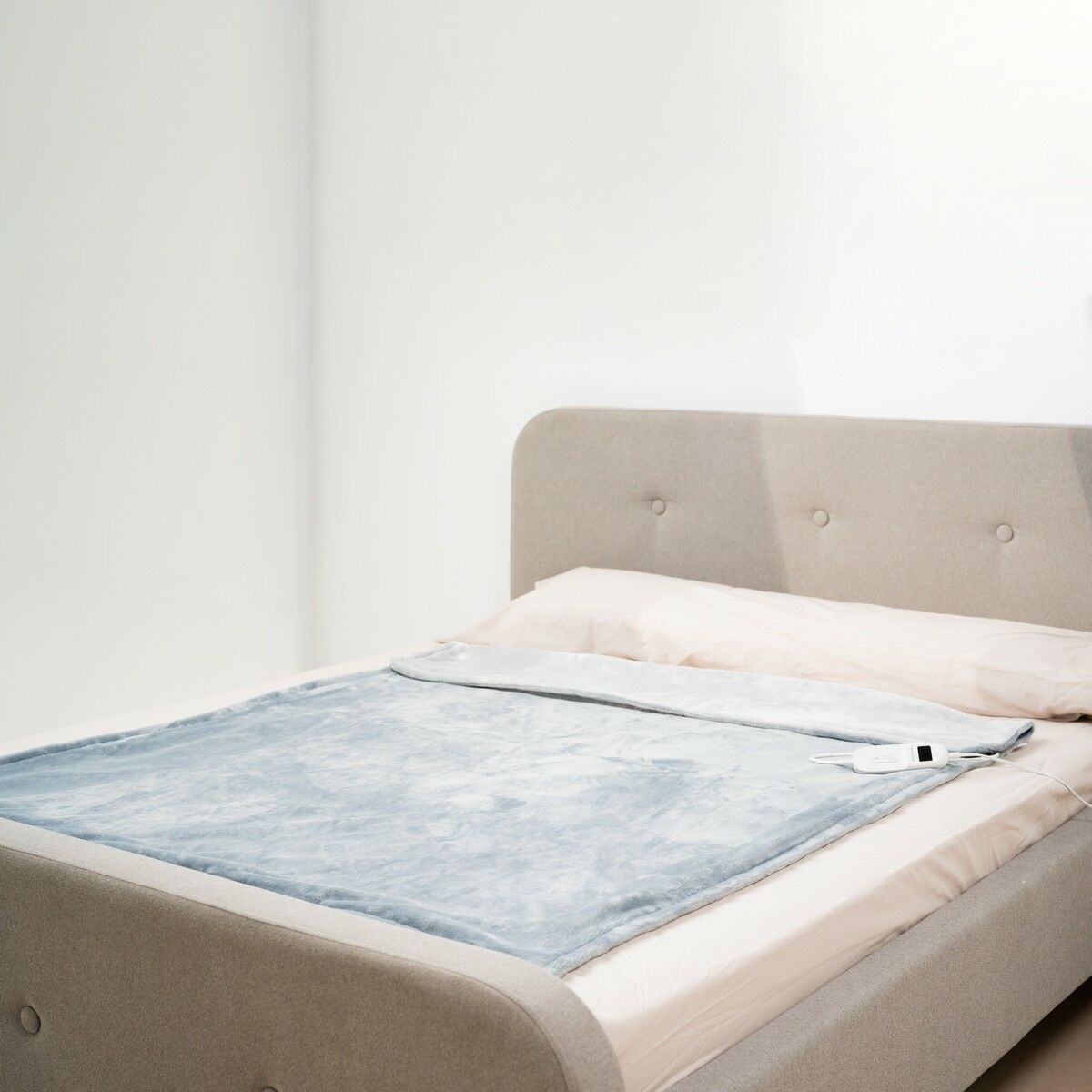 InnovaGoods Elakef elektrische Heizdecke 120 × 160 cm – Grau, 160 W