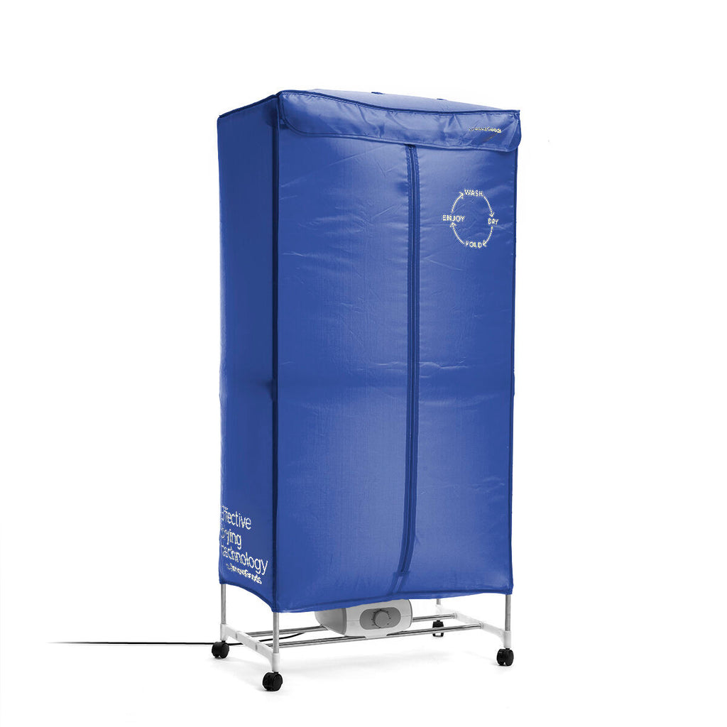 InnovaGoods Dupledry Heißluft-Wäschetrockner – 1200 W, 2 Ebenen, Blau