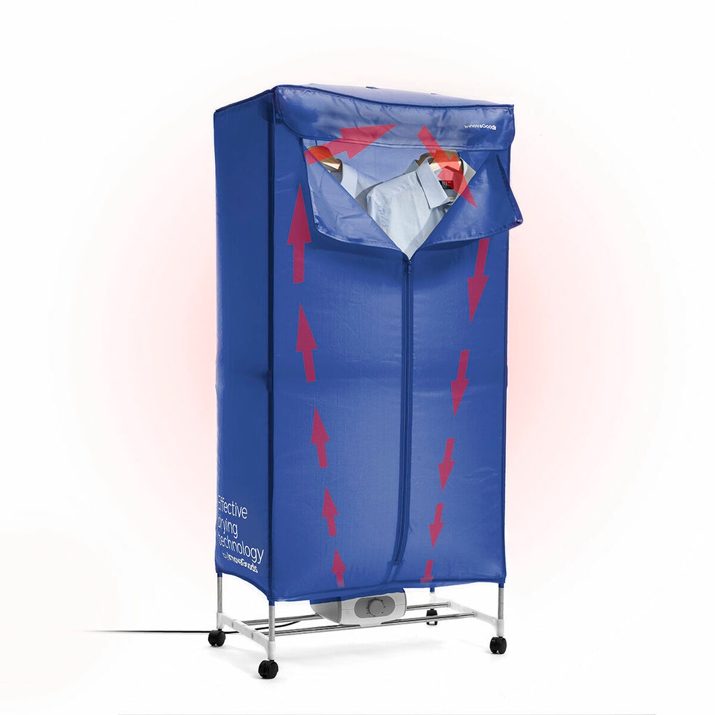 InnovaGoods Dupledry Heißluft-Wäschetrockner – 1200 W, 2 Ebenen, Blau