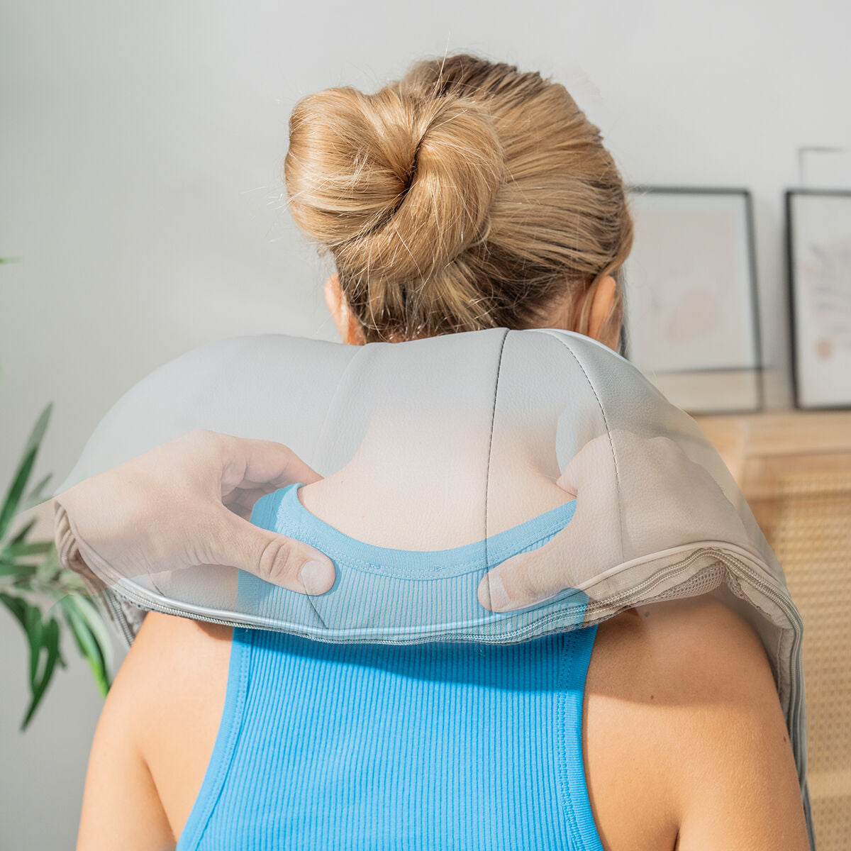InnovaGoods Pro Massatsu Akku-Shiatsu-Massagegerät mit Wärme