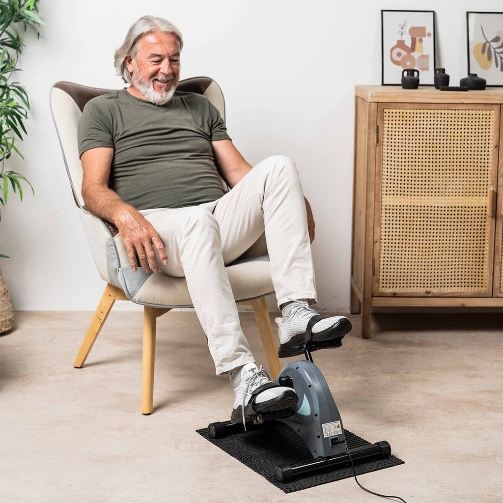 InnovaGoods Velora 3000 Elektrischer Pedaltrainer mit Matte und Fernbedienung