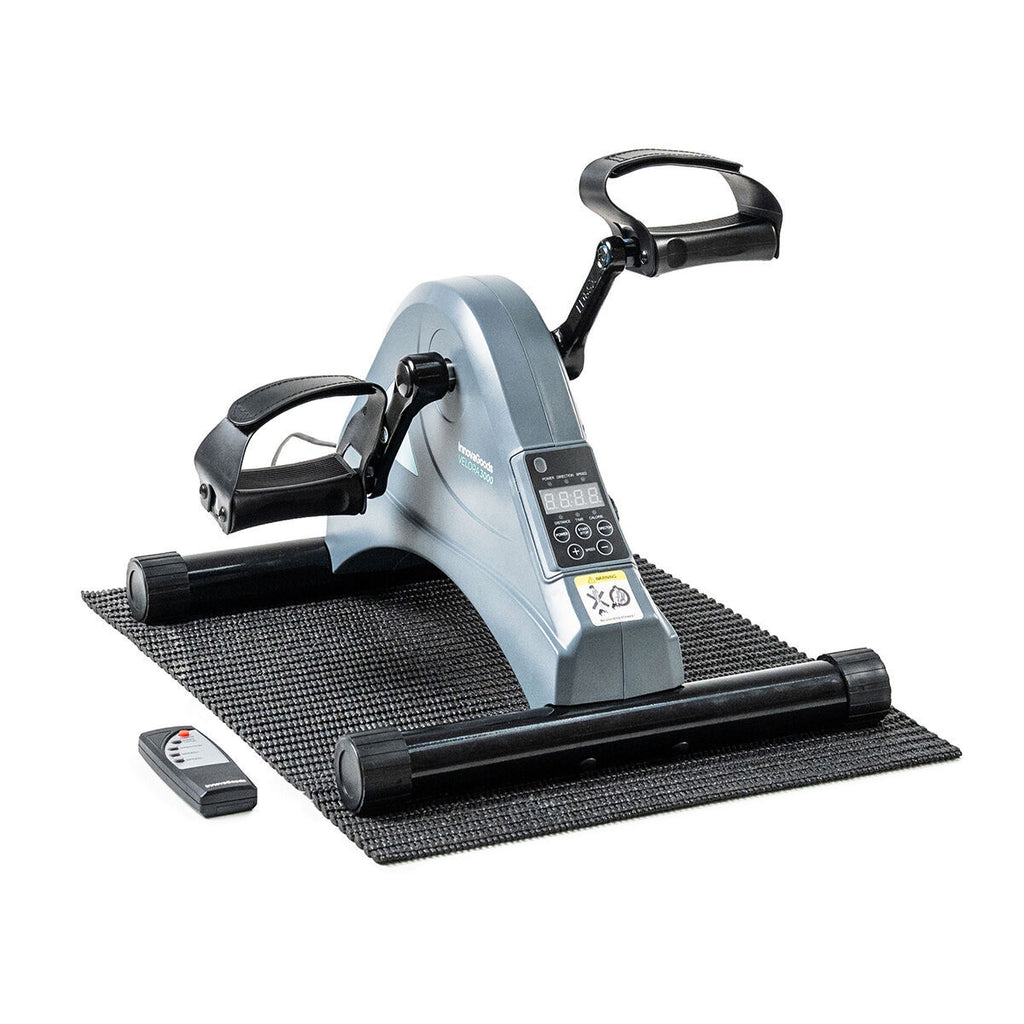 InnovaGoods Velora 3000 Elektrischer Pedaltrainer mit Matte und Fernbedienung