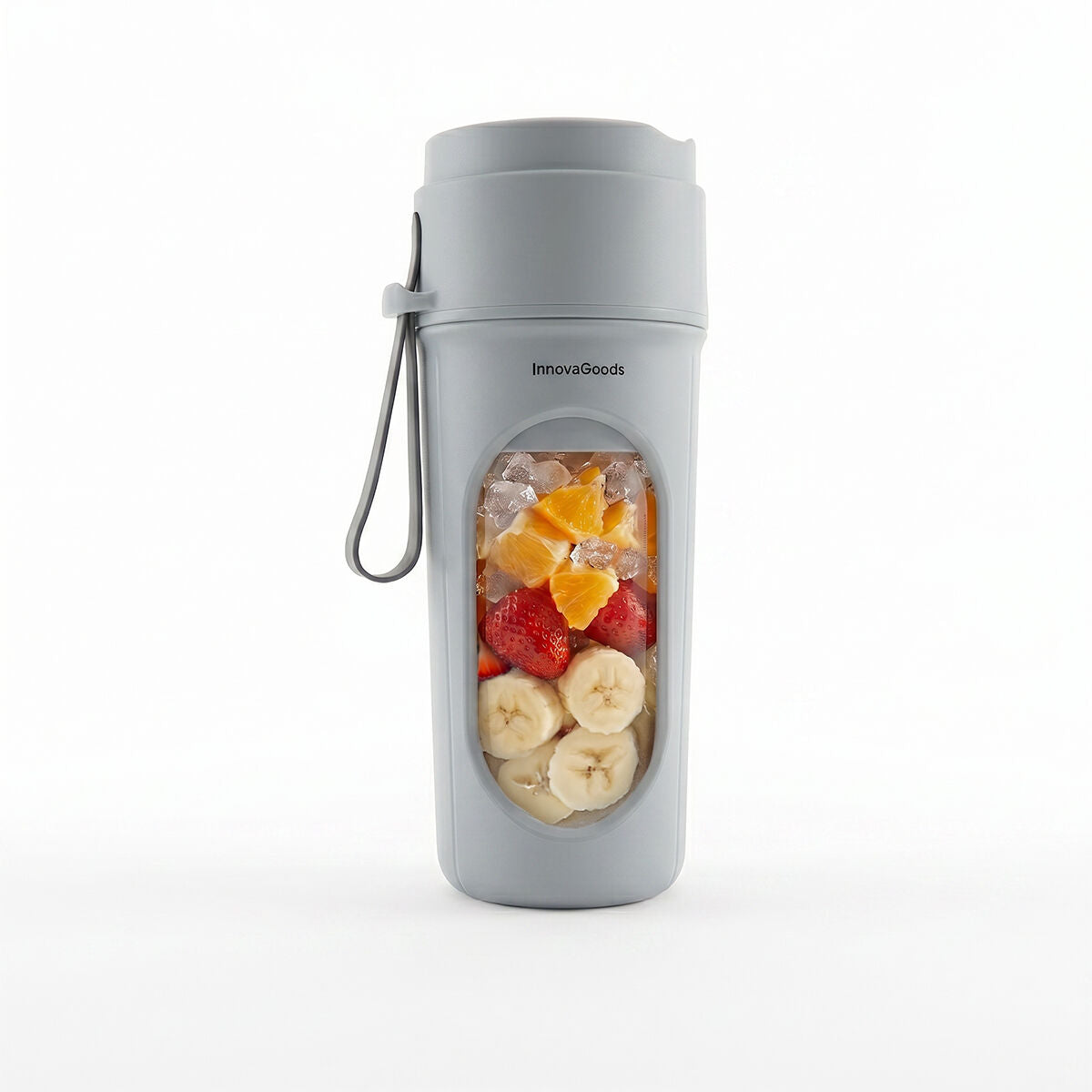 InnovaGoods Wellsy Akku-Bechermixer – 450 ml, USB-C