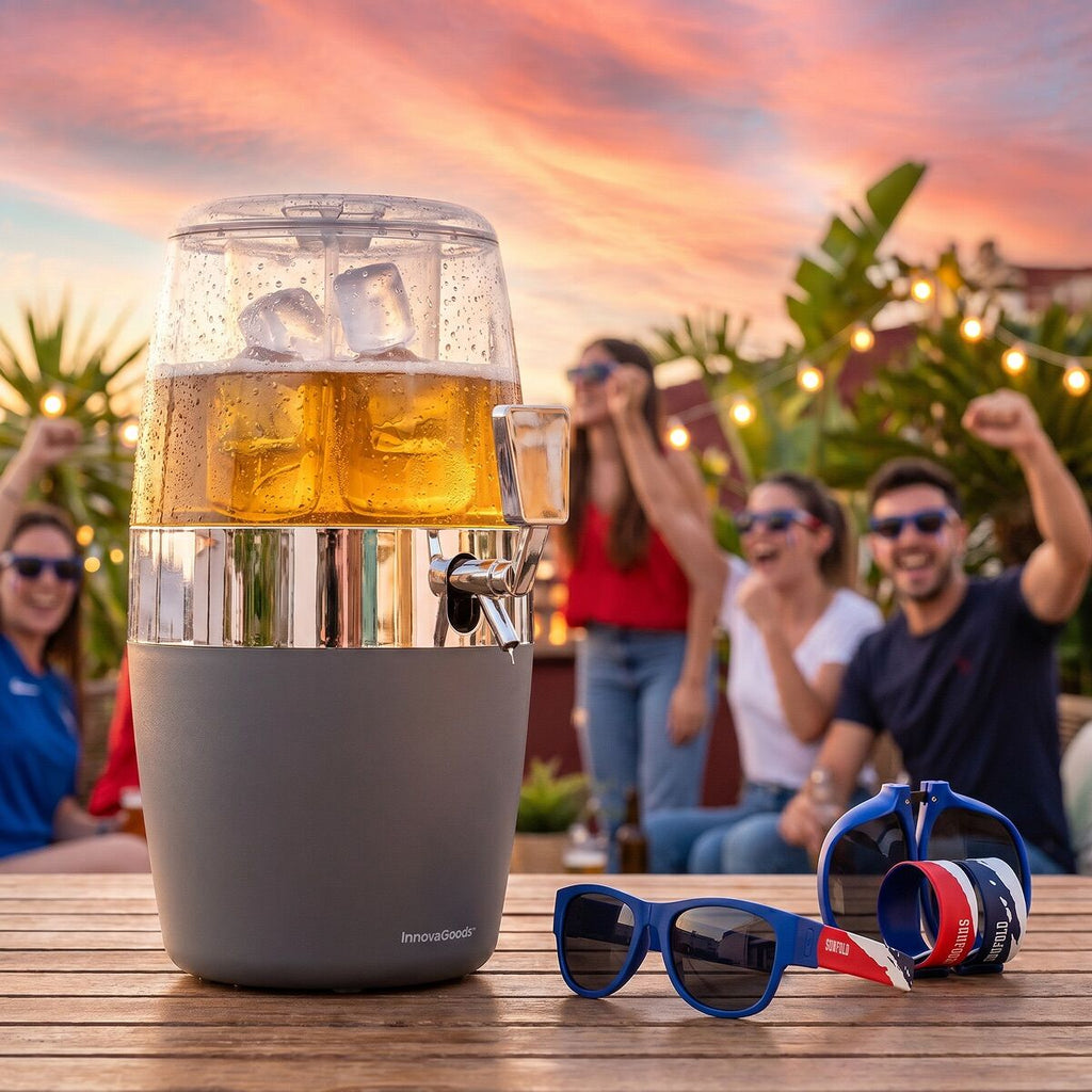 InnovaGoods Freer Getränkespender 4 L mit 2 Sunfold-Sonnenbrillen France