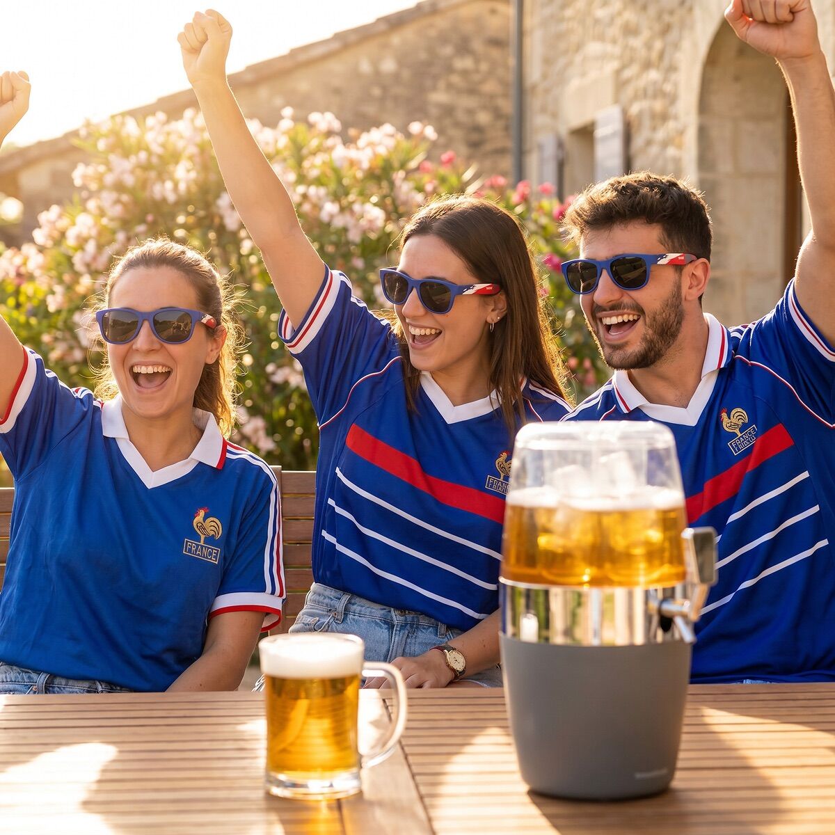 InnovaGoods Freer Getränkespender 4 L mit 2 Sunfold-Sonnenbrillen France